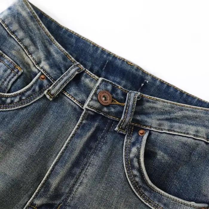 Baggy jean femmes taille haute
