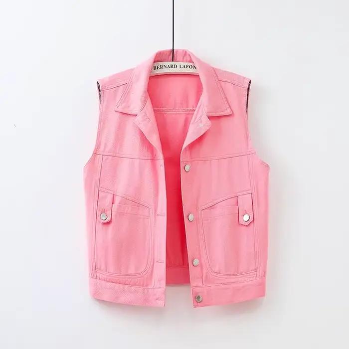 Rouge Jean Cowboy gilet Denim