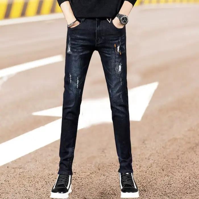 Jeans en denim déFlexpour hommes