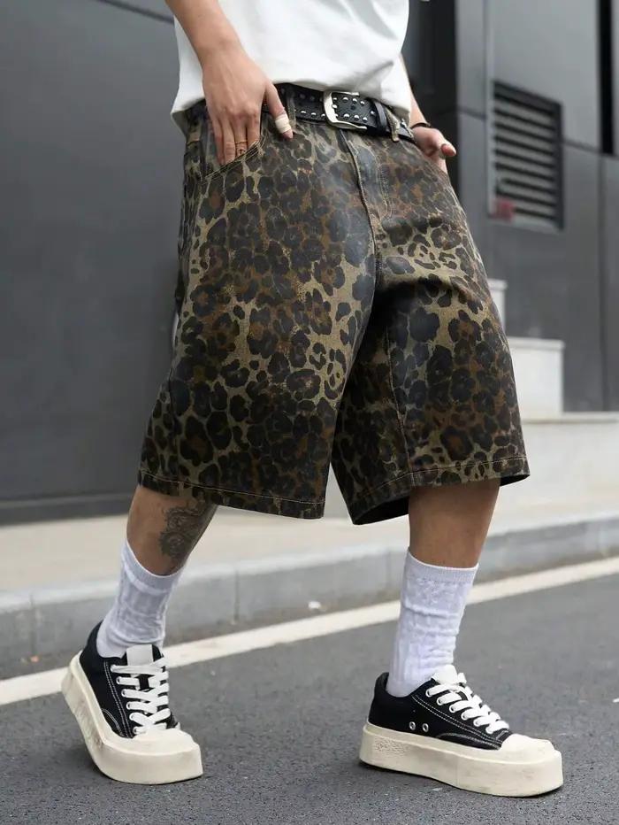 Shorts en jean rétro pour homme