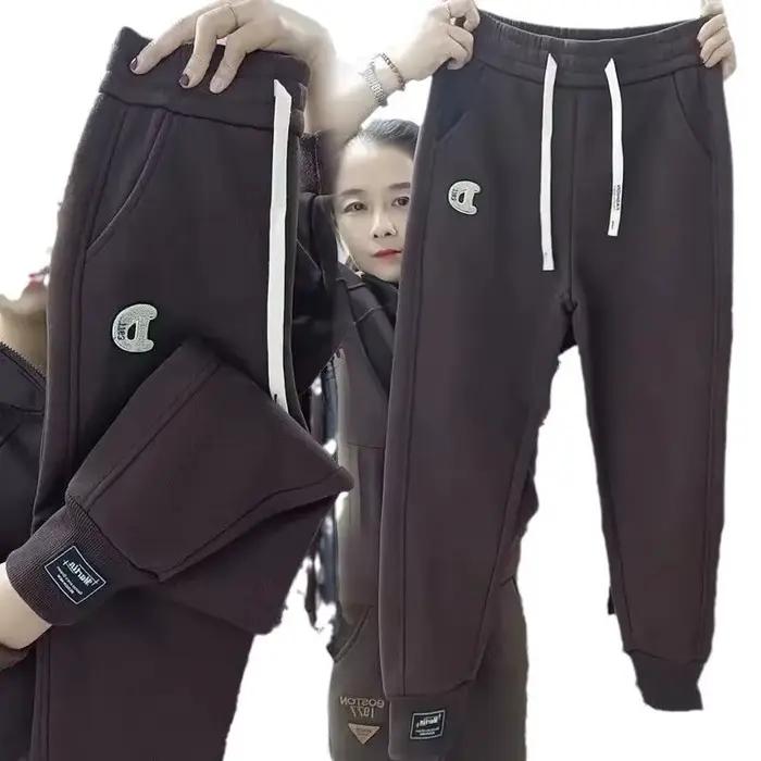 Pantalon Harlan kaki pour femme