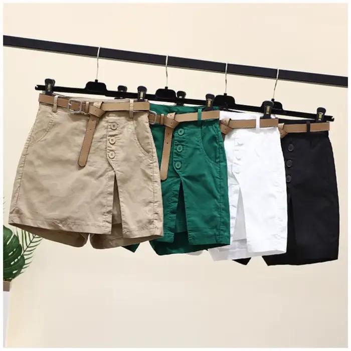 Shorts à jambes larges pour femmes