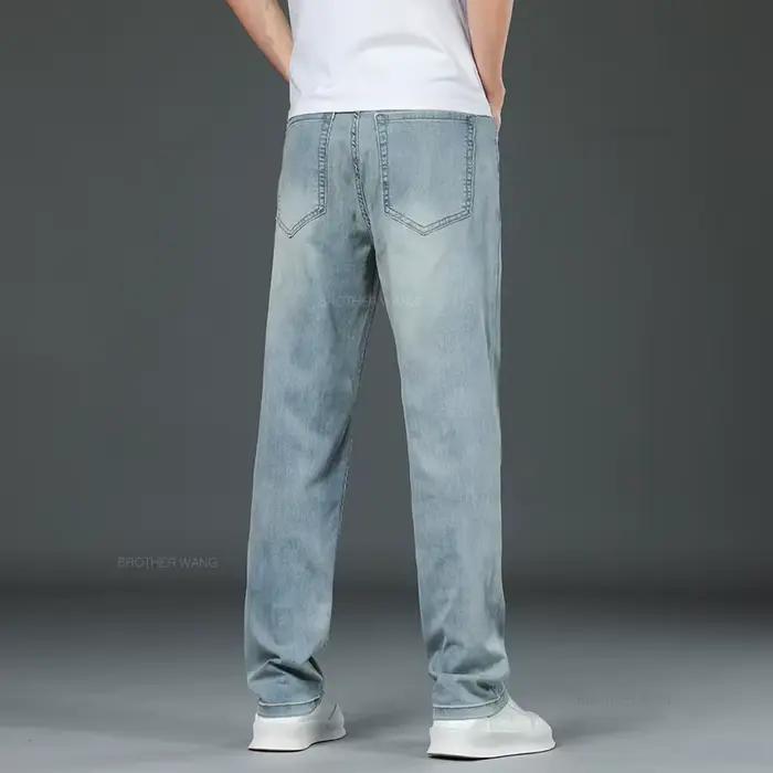 Pantalon en jean fin pour homme été 2026