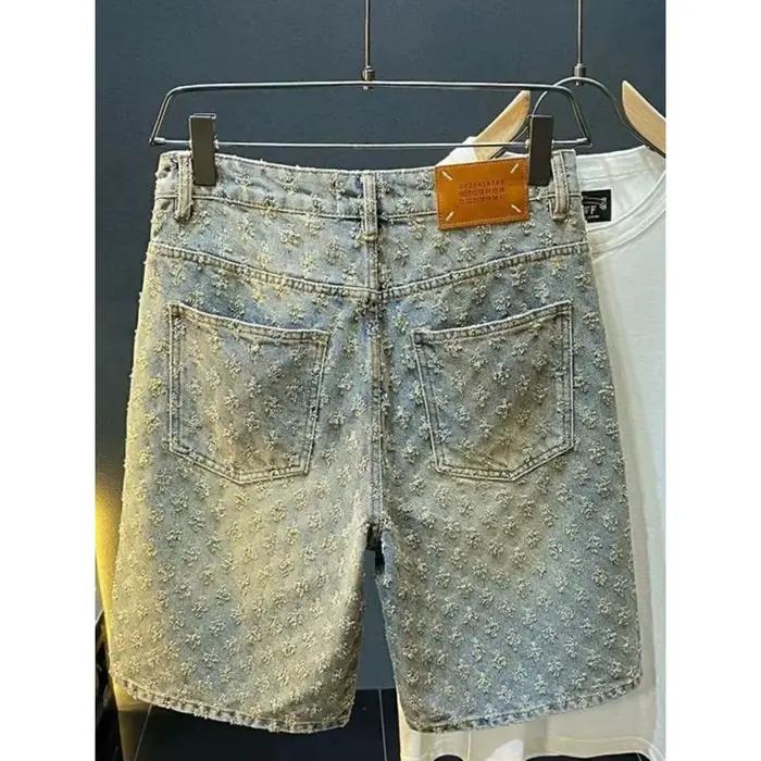 Shorts en jean décontractés pour hommes