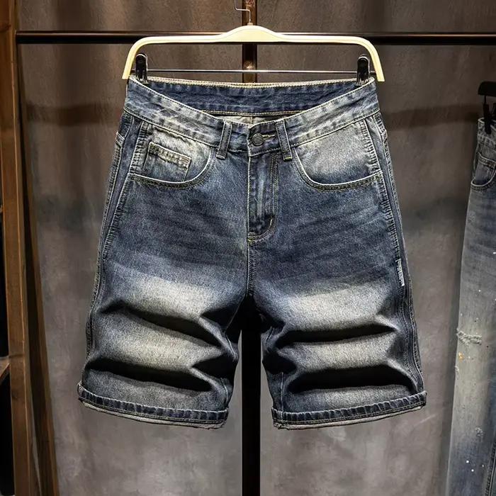 Shorts Bermuda en jean baggy pour homme
