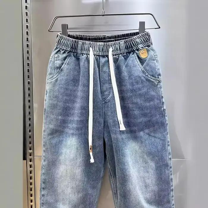 Jean décontracté bleu pour homme
