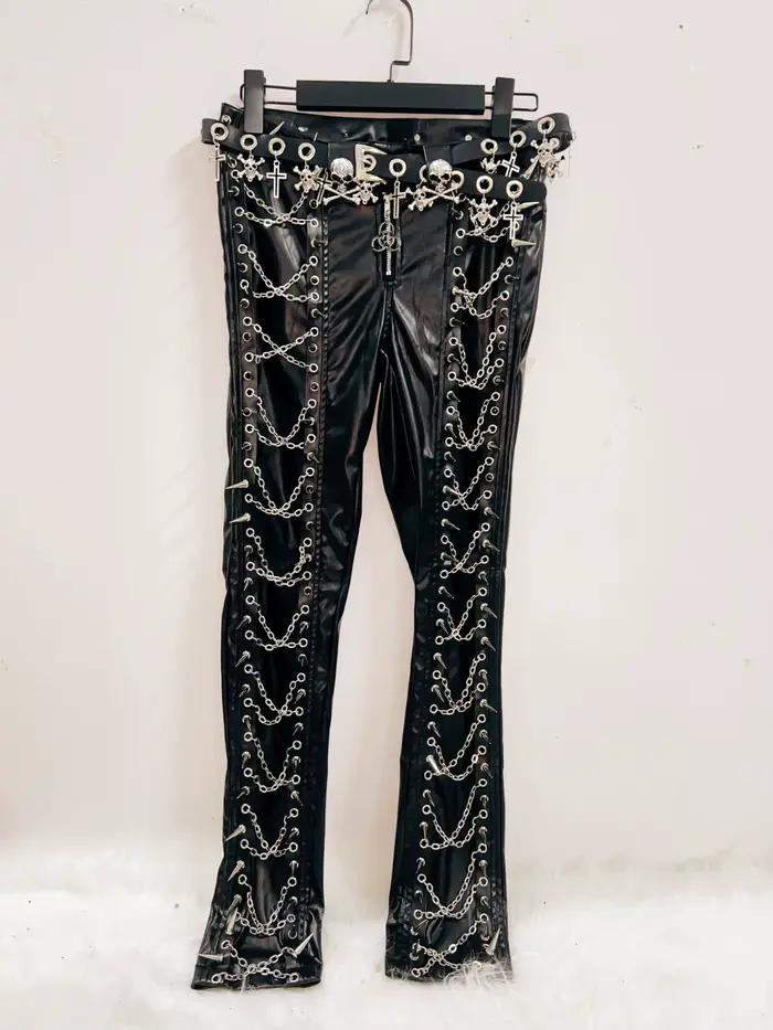 Pantalon Vintage Harajuku, Vêtements Gothiques, RiSALE, Y2K