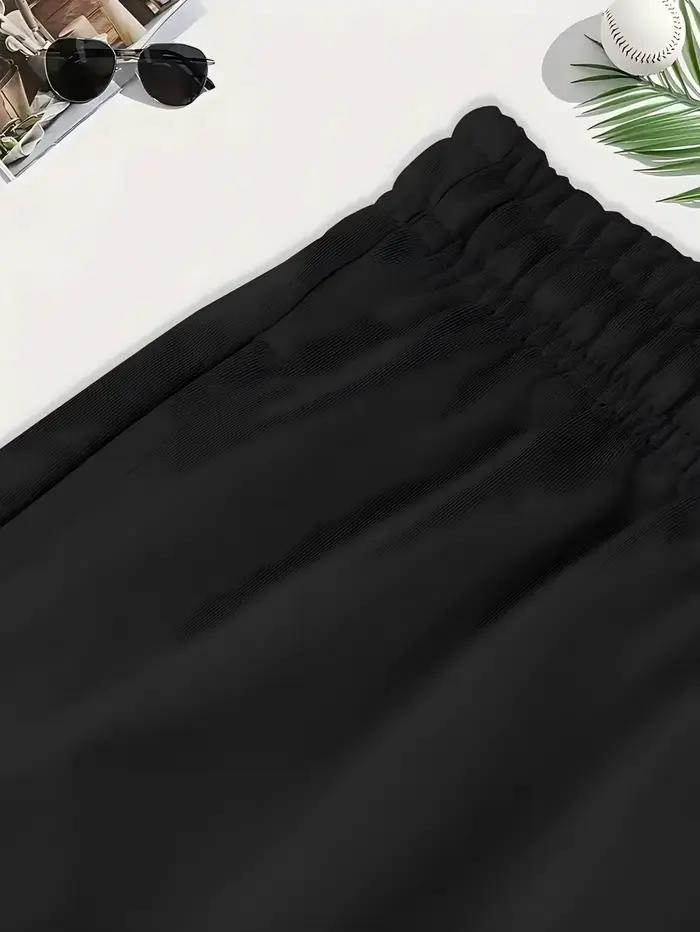 Shorts décontractés pour hommes, tissu respirant et doux, imprimé lettres audacieuses, activités sportives de plein air, été