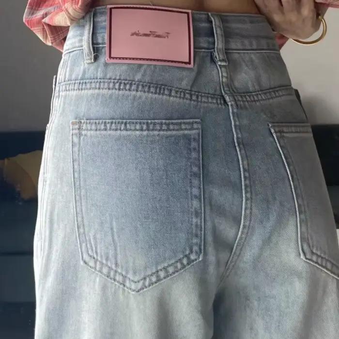 Jean Baggy à jambes larges pour femmes