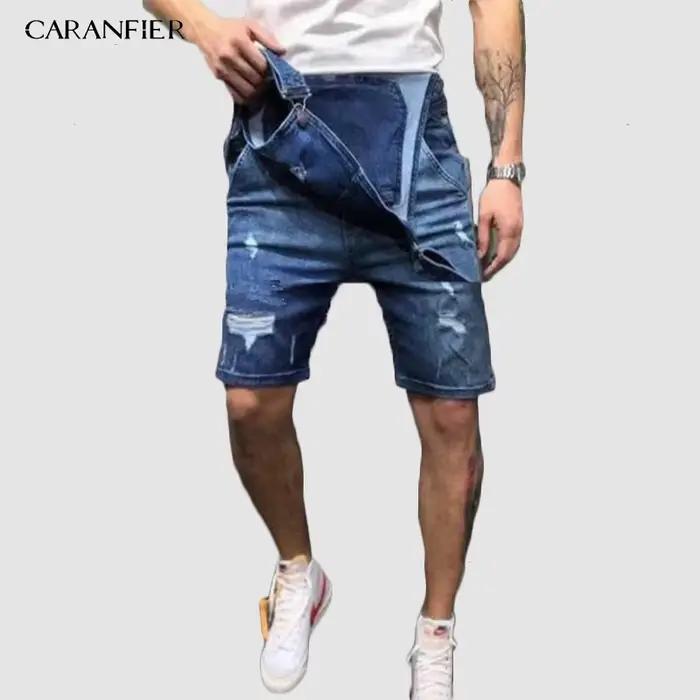 Jean en denim à bretelles siamoises pour étudiants