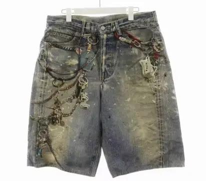 Shorts de sport dégradés en denim coton pour jeunes filles style Y2K amples et décontractés ocassions estivales et automnales