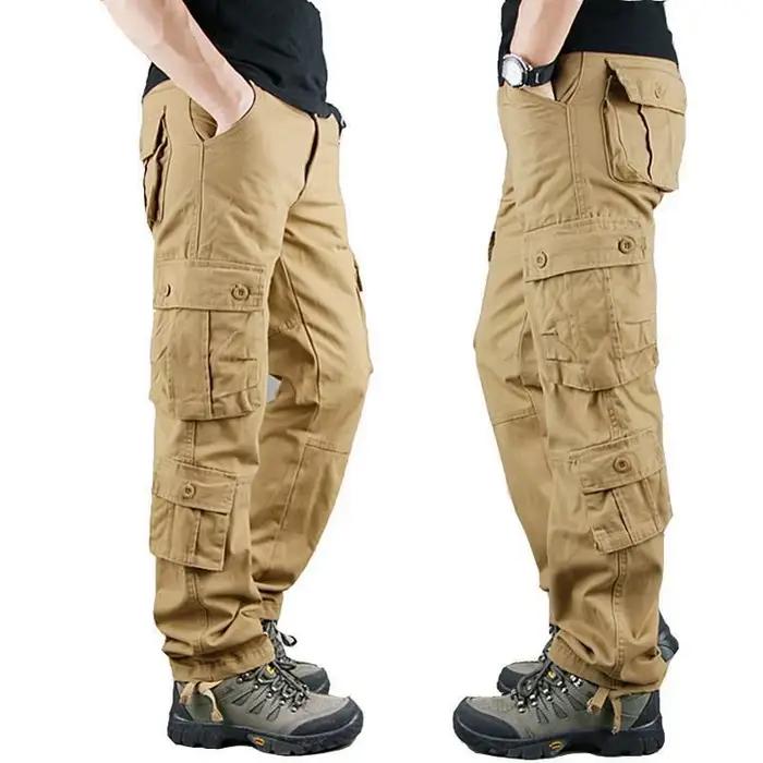 Hommes Cargo Pantalon ample armée tactique