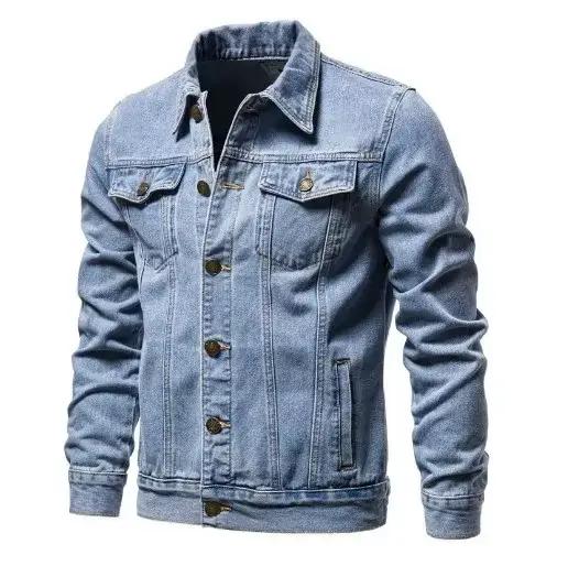 Veste en jean homme décontractée style moderne pour automne hiver confortable et durable polyvalente pour divers usages et occasions spéciales