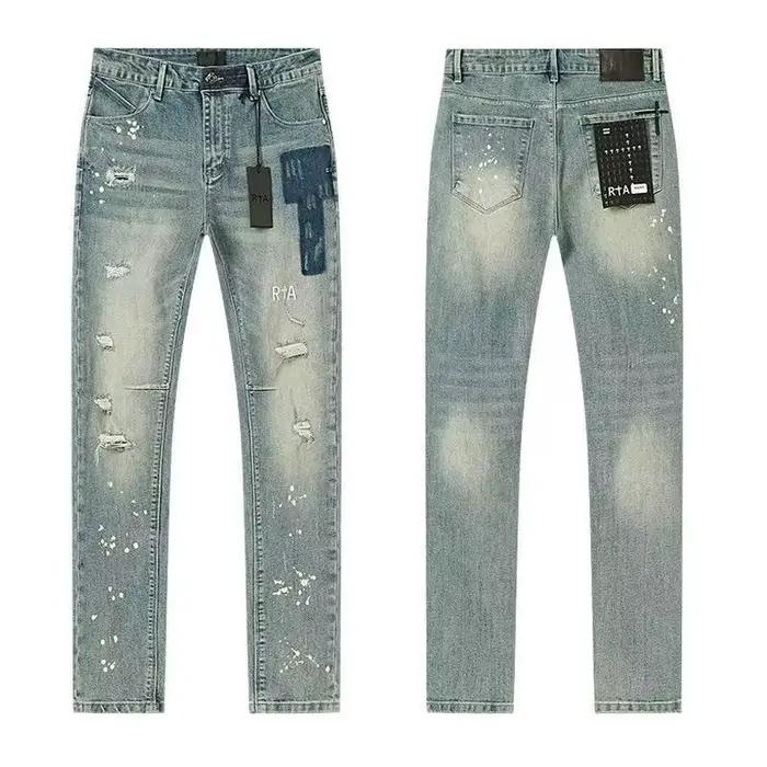 Collection de jeans slim pour hommes 2026 RTA – Effet vieilli