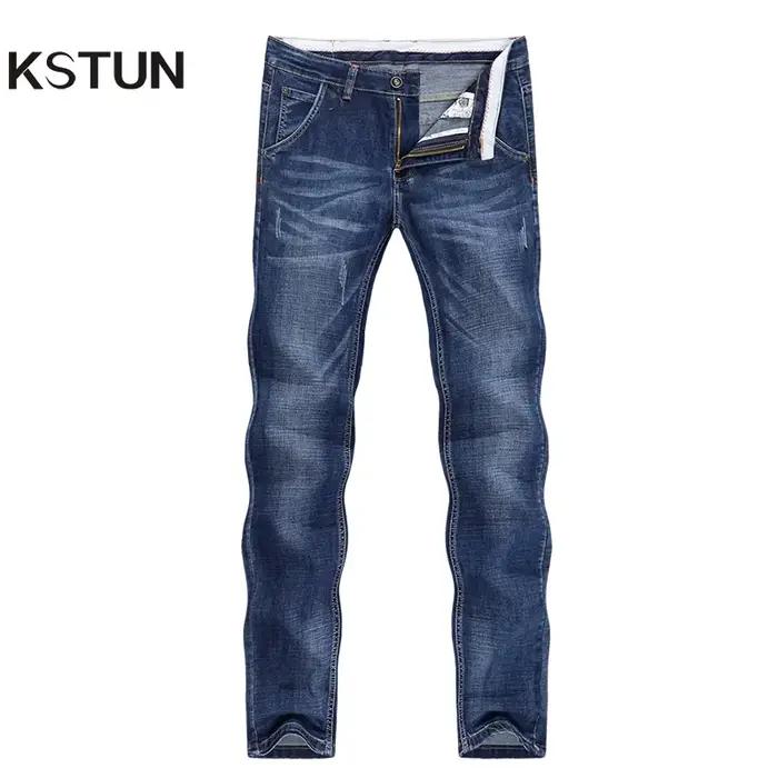 Jean bleu slim pour homme