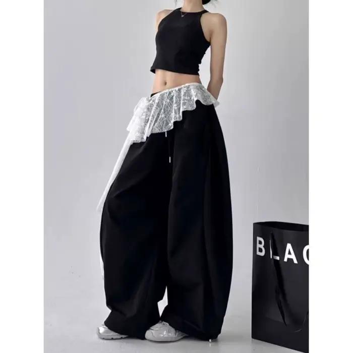 Mini-jupe irrégulière transparente froncée à taille haute