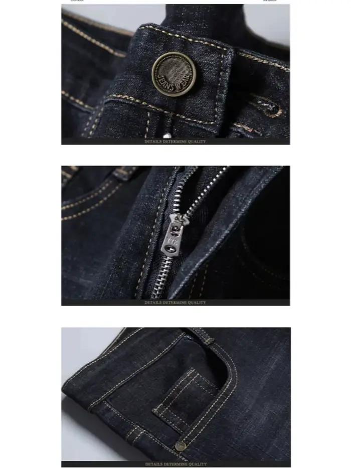 Nouveau Jean 2025 pour Homme – Coupe Droite Décontractée