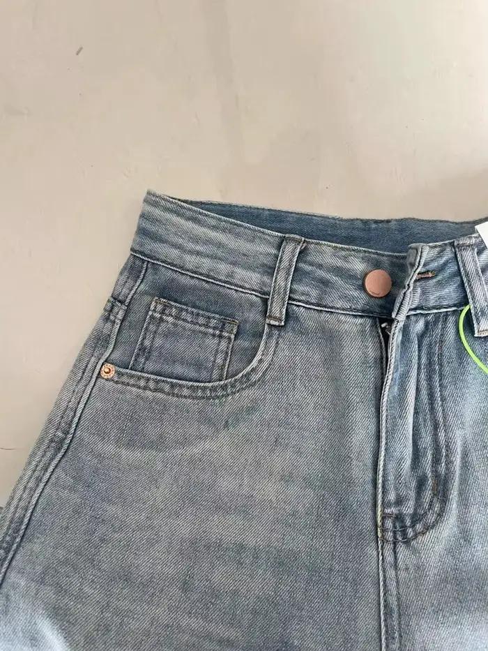 Jean Baggy à jambes larges pour femmes