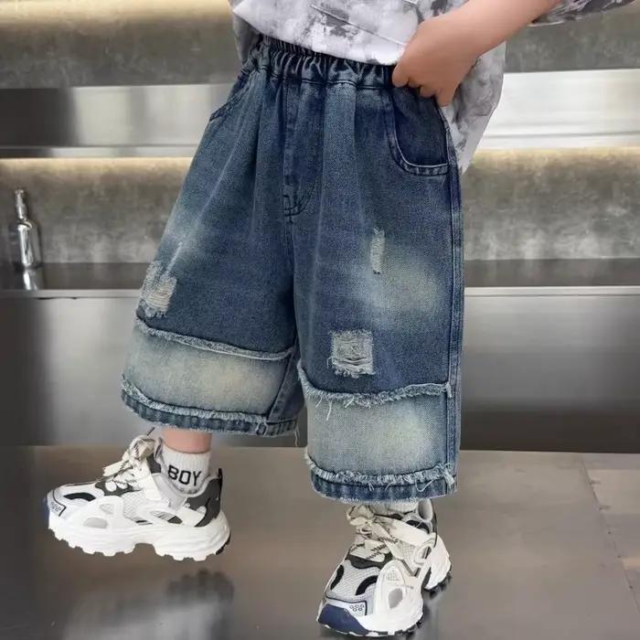 Shorts en jean pour garçons de 3 à 12 ans UNITIM – Nouveaux