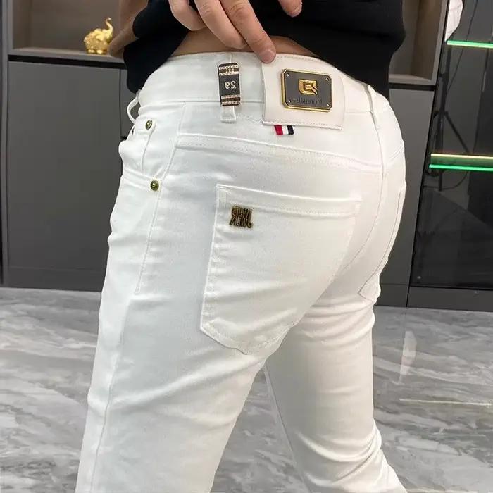 Jean blanc pour hommes