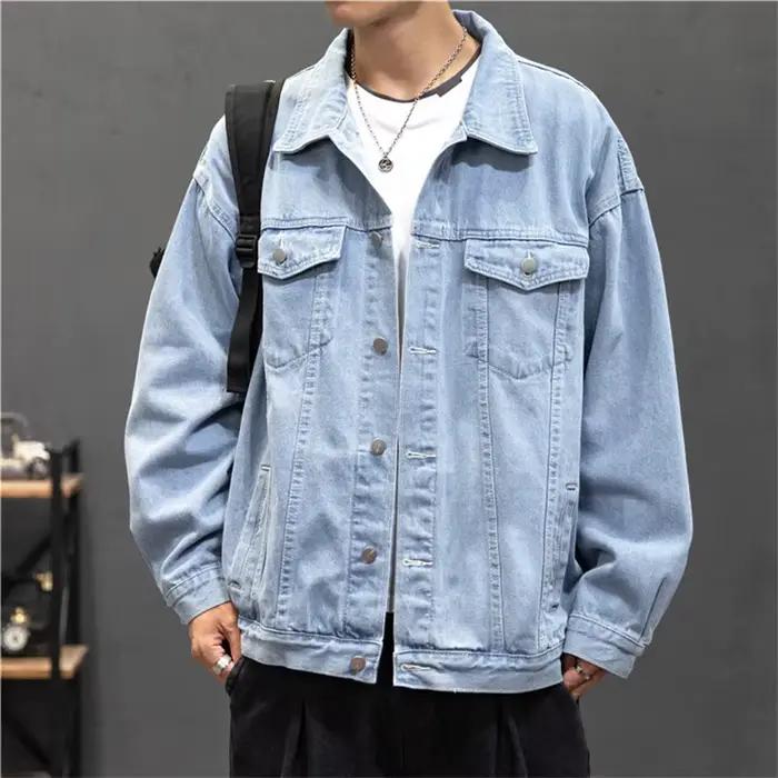 Veste en jean rétro pour homme