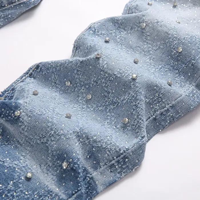 Jean évasé en denim pour homme