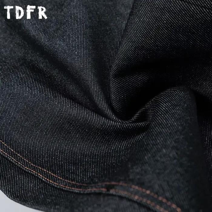 Jeans rétro brut pour homme avec ceinture
