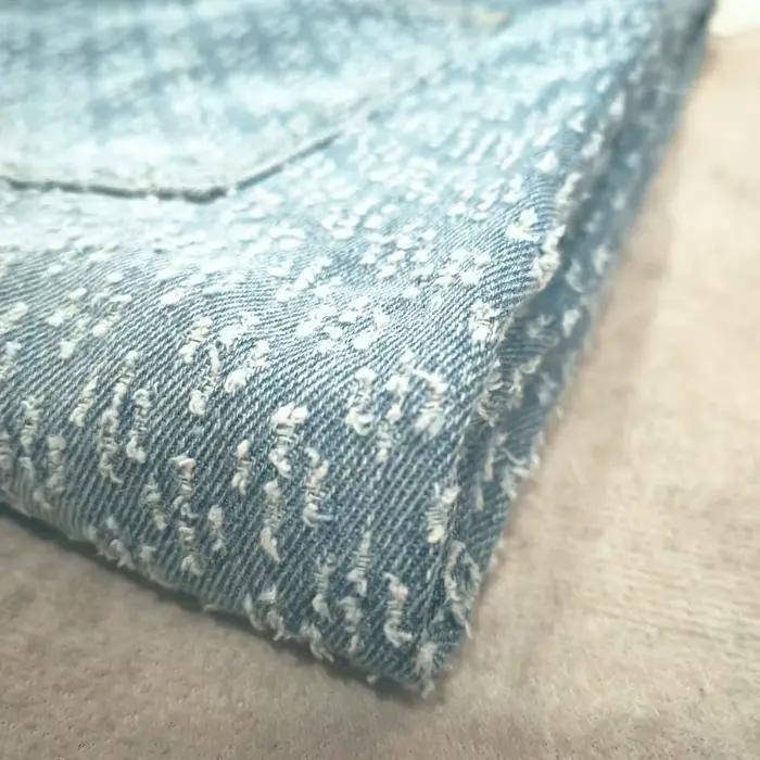 Jean homme mode hombre motif Jacquard Denim pantalon