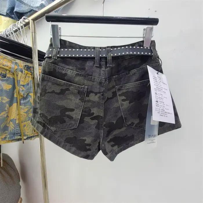 Short en Jean Camouflage pour femmes