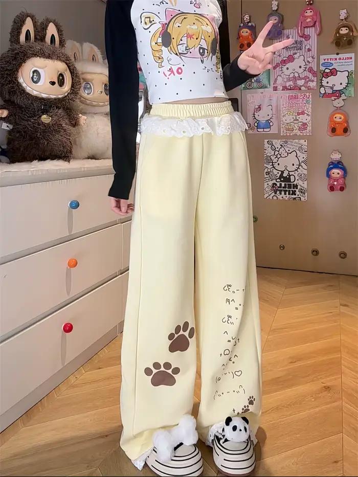 Pantalon Cargo Noir à Carreaux Style Punk Décontracté Gothique Mode Harajuku Hip Hop Pour Filles Occasions Spéciales