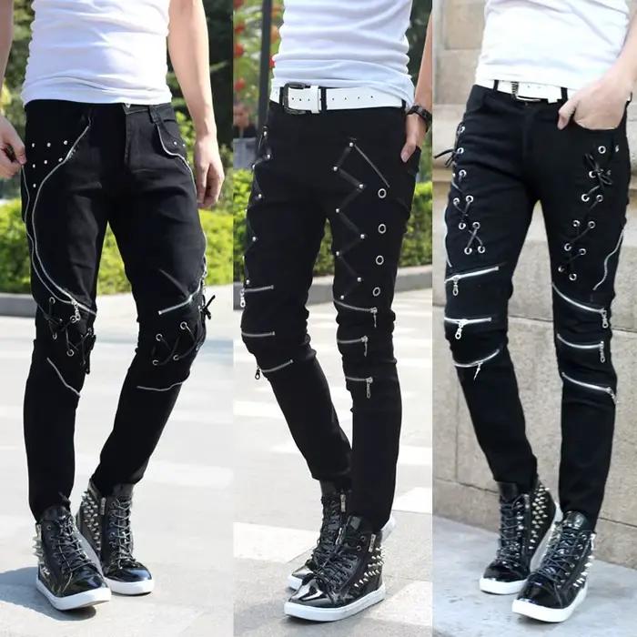Jeans slim en denim pour hommes