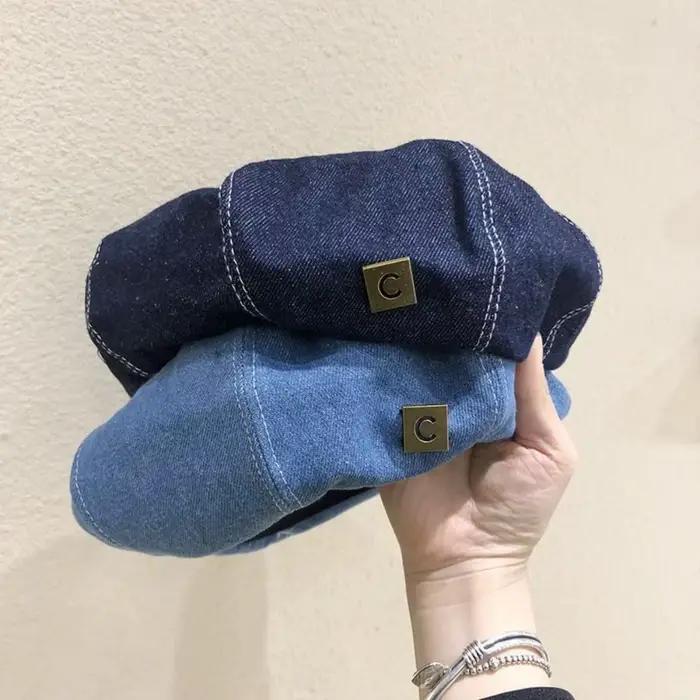 Béret en jean tendance pour femme