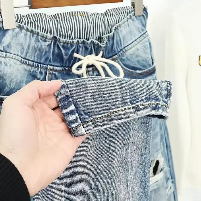 Jeans Boyfriend déchirés pour femmes