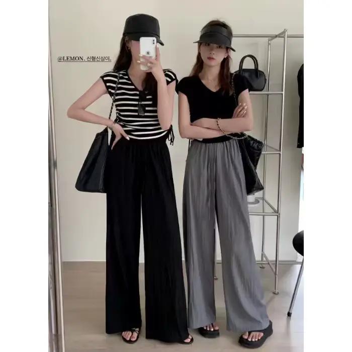Pantalon à jambes larges pour femmes