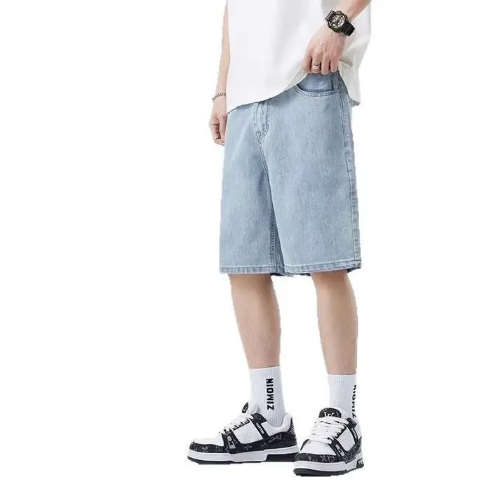 Shorts en jean baggy pour hommes 2026 – Coupe décontractée