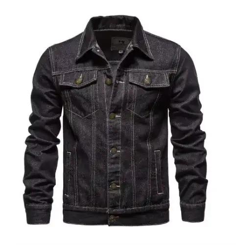 Veste en jean homme décontractée style moderne pour automne hiver confortable et durable polyvalente pour divers usages et occasions spéciales