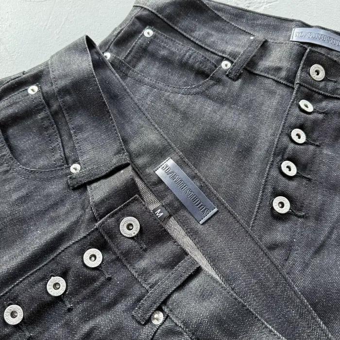Pantalon baggy en jean de coton