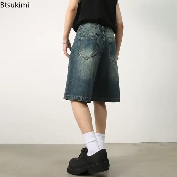 Nouveaux shorts en jean décontractés pour hommes