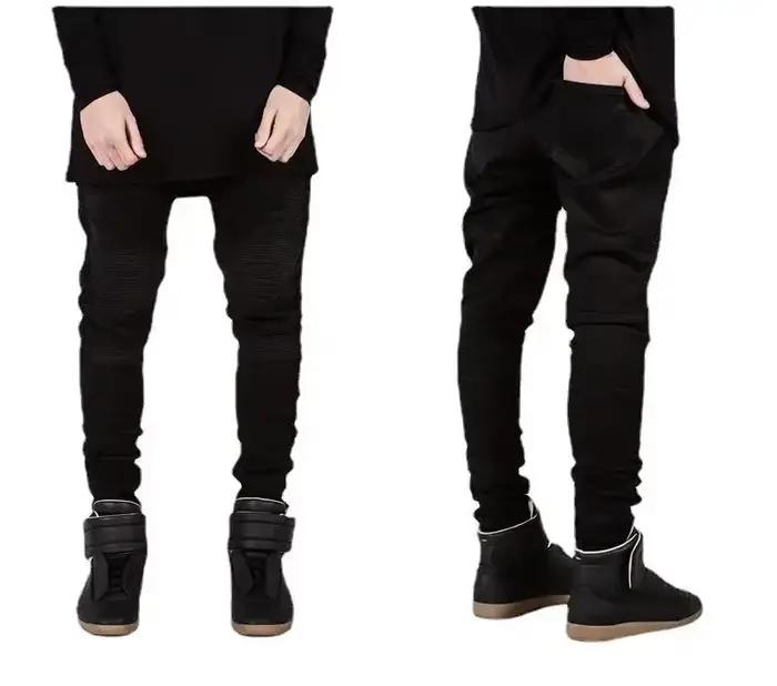 Jean slim délavé et vieilli pour homme