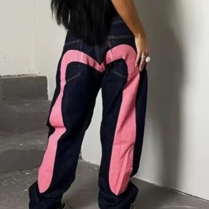 Jeans pour femmes, style gothique Y2K