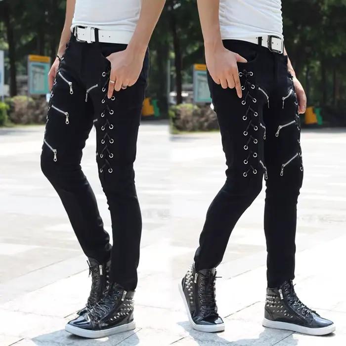 Jeans slim en denim pour hommes