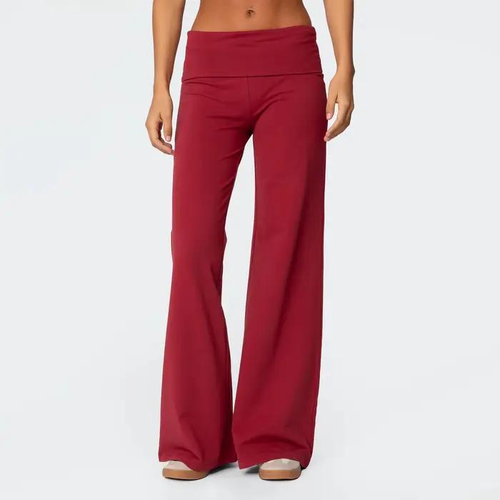 Pantalon de survêtement décontracté à jambes larges pour femmes