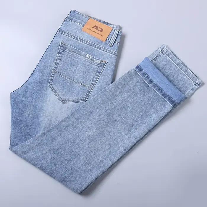 Jean Droit Confortable Homme 2026 – Meilleur Prix – Denim Élastique – Style Business Décontracté – Pantalon de Haute Qualité
