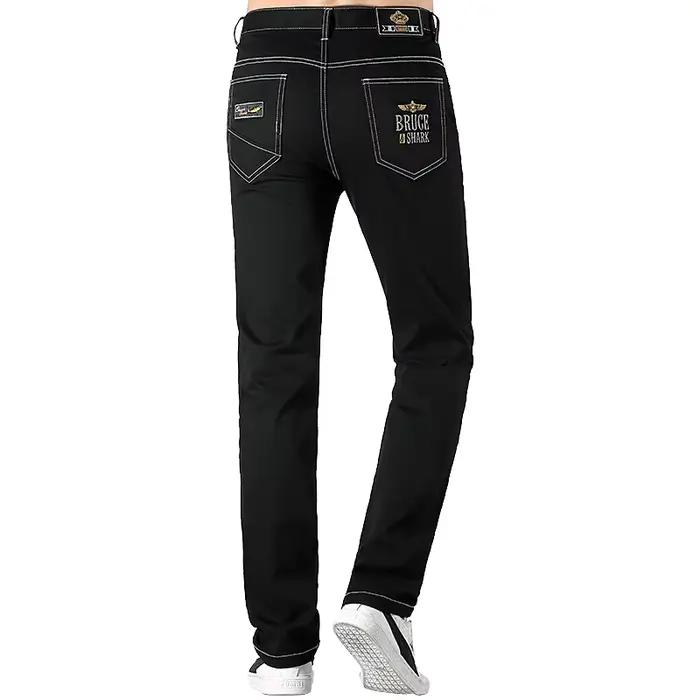 Jean décontracté en coton extensible pour hommes