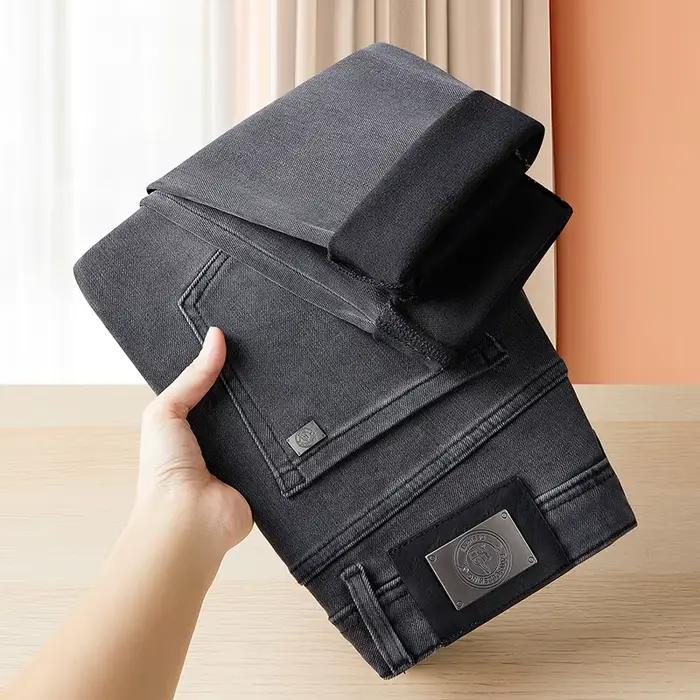 Jean gris de luxe léger pour homme