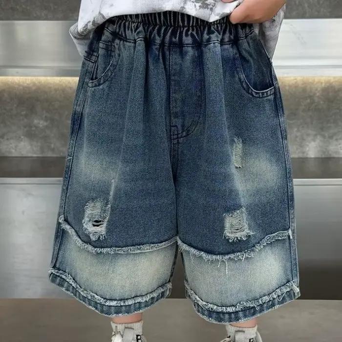 Shorts en jean pour garçons de 3 à 12 ans UNITIM – Nouveaux
