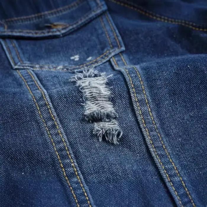 Blouson en jean tendance pour homme grande taille