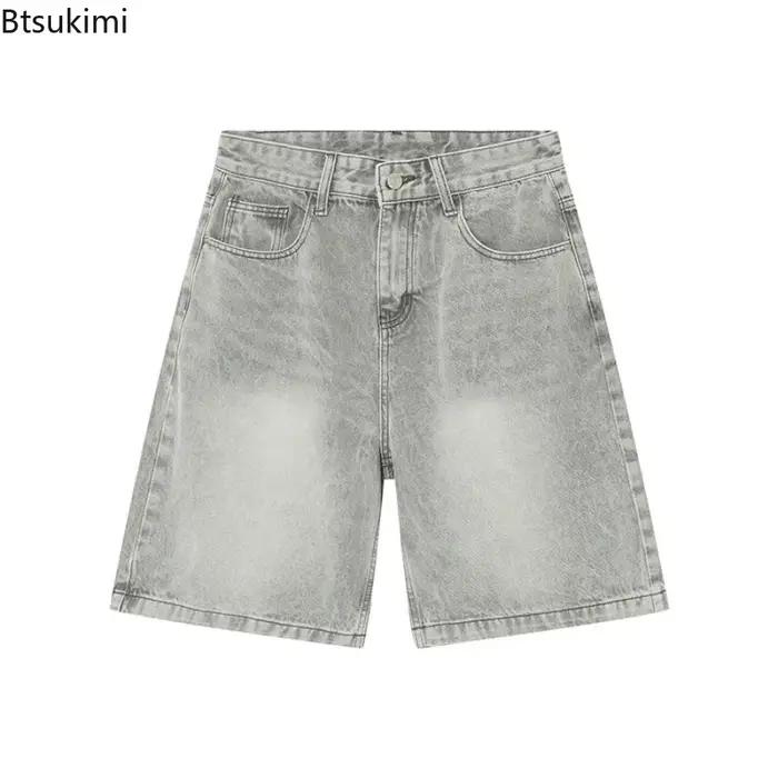 Nouveaux shorts en jean décontractés pour hommes