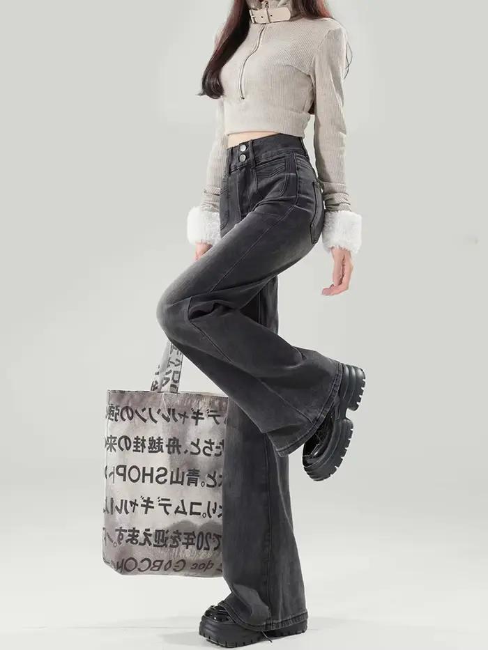 Jean à paillettes pour femmes courbées