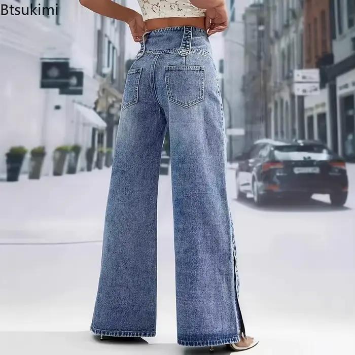 Pantalon en jean décontracté 2026 pour femme